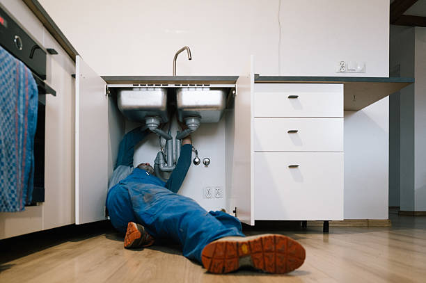Professional Plumbing technician working in Patrick Springs, VA